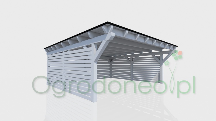 Trzy ściany zabudowane